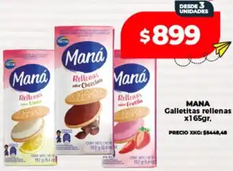 Supermayorista Vital Mana galletitas rellenas oferta