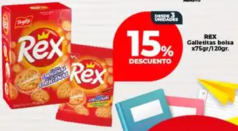 Supermayorista Vital Rex galletitas bolsa oferta