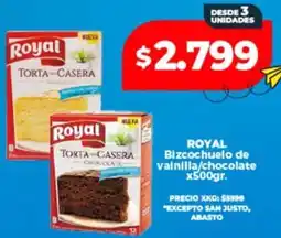 Supermayorista Vital Royal bizcochuelo de vainilla/chocolate oferta