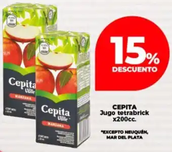 Supermayorista Vital Cepita jugo tetrabrick oferta