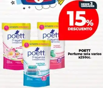 Supermayorista Vital Poett perfume tela varios oferta