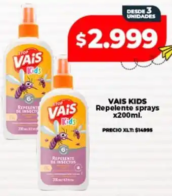 Supermayorista Vital VAIS KIDS Repelente sprays oferta