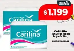 Supermayorista Vital Carilina pañuelos doble hoja oferta