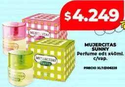 Supermayorista Vital Mujercitas sunny perfume edt oferta