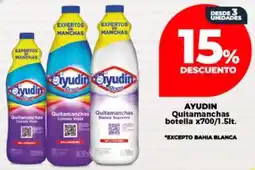 Supermayorista Vital Ayudin quitamanchas botella oferta