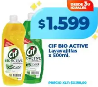 Supermayorista Vital Cif bio active lavavajillas oferta