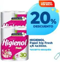 Supermayorista Vital Higienol papel hig fresh oferta