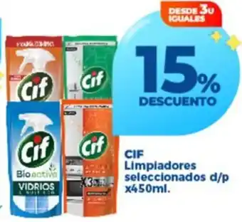 Supermayorista Vital Cif limpiadores seleccionados oferta