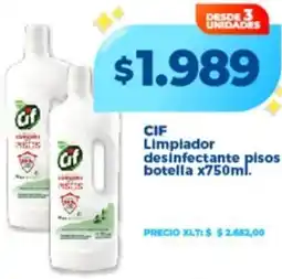 Supermayorista Vital Cif limpiador desinfectante pisos botella oferta