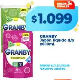 Supermayorista Vital GRANBY Jabón líquido oferta