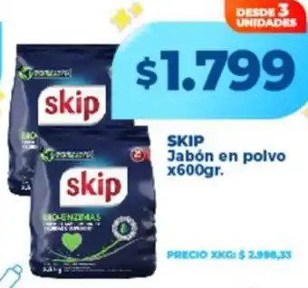 Supermayorista Vital Skip jabón en polvo oferta