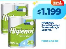 Supermayorista Vital Higienol papel higénico texturado oferta