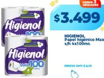 Supermayorista Vital Higienol papel higénico max oferta