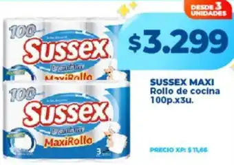 Supermayorista Vital Sussex maxi rollo de cocina oferta