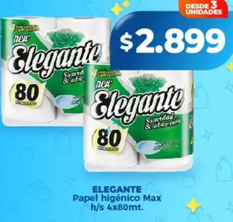 Supermayorista Vital Elegante papel higénico max oferta