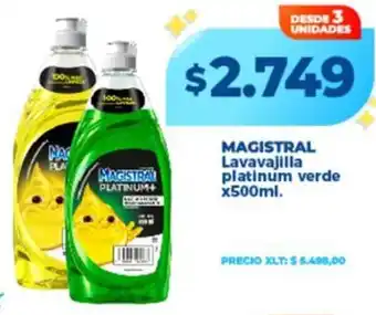 Supermayorista Vital Magistral lavavajilla platinum verde oferta