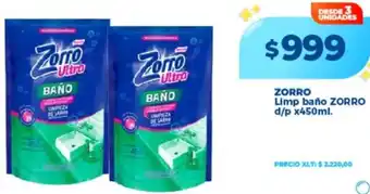 Supermayorista Vital Zorro limp baño oferta