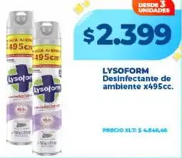 Supermayorista Vital Lysoform desinfectante de ambiente oferta