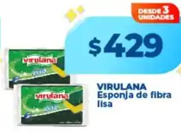 Supermayorista Vital Virulana esponja de fibra lisa oferta