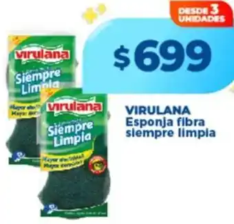 Supermayorista Vital Virulana esponja fibra siempre limpia oferta