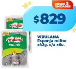 Supermayorista Vital Virulana esponja rollito oferta