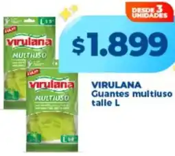 Supermayorista Vital VIRULANA Guantes multiuso talle L oferta