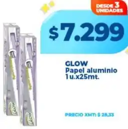 Supermayorista Vital Glow papel aluminio oferta