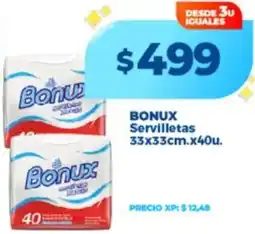 Supermayorista Vital Bonux servilletas oferta