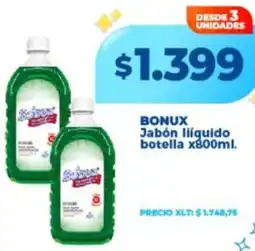 Supermayorista Vital Bonux jabón liíquido botella oferta