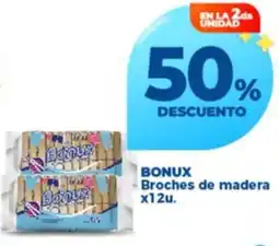 Supermayorista Vital Bonux broches de madera oferta