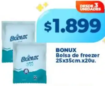 Supermayorista Vital Bonux bolsa de freezer oferta