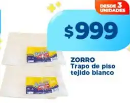 Supermayorista Vital Zorro trapo de piso tejido blanco oferta