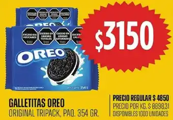 Supermercados Vea Galletitas oreo original tripack oferta