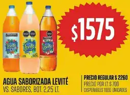 Supermercados Vea Agua saborizada levité oferta