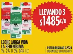 Supermercados Vea Leche larga vida la serenísima oferta