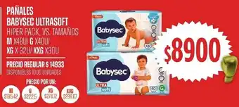 Supermercados Vea Babysec ultrasoft pañales oferta