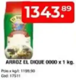 Maxiconsumo Arroz el dique 0000 oferta