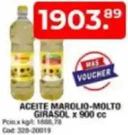 Maxiconsumo Aceite marolio-molto girasol oferta