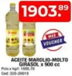 Maxiconsumo Aceite marolio-molto girasol oferta