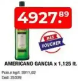 Maxiconsumo Gancia americano oferta