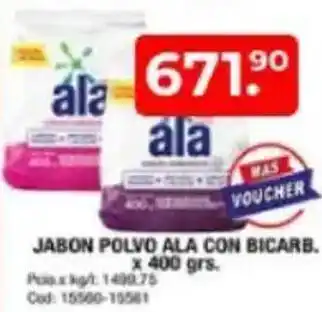 Maxiconsumo Jabon polvo ala con bicarb. oferta