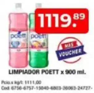 Maxiconsumo Poett limpiador oferta