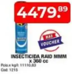 Maxiconsumo Insecticida raid mmm oferta