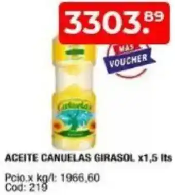 Maxiconsumo Girasol aceite canuelas oferta