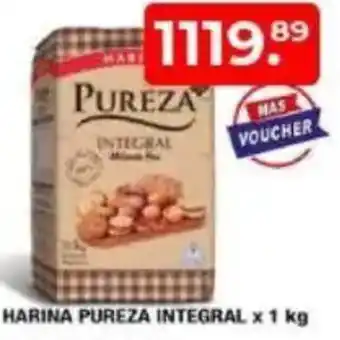 Maxiconsumo Pureza integral harina oferta