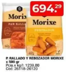 Maxiconsumo P. rallado y rebozador morixe oferta