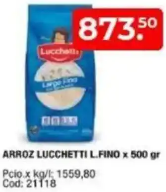 Maxiconsumo Arroz lucchetti l.fino oferta