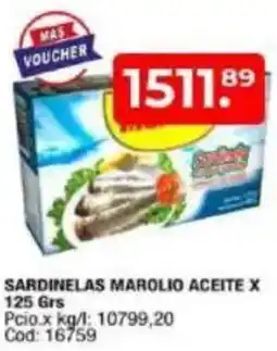 Maxiconsumo Sardinelas marolio aceite oferta