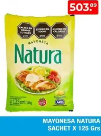 Maxiconsumo Natura sachet mayonesa oferta