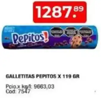 Maxiconsumo Pepitos  galletitas oferta